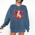 Books Are My Love Language Cupid Reading Book Valentines Day Comfort Colors Sweatshirt Blue Jean Books Are My Love Language Cupid Reading Book Valentines Day Comfort Colors Sweatshirt Blue Jean