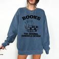 Books The Original Handheld Device Book Lover Premium Comfort Colors Sweatshirt Blue Jean Books The Original Handheld Device Book Lover Premium Comfort Colors Sweatshirt Blue Jean