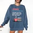 Books Saying JOMO Joy Of Missing Out For Bookworms Comfort Colors Sweatshirt Blue Jean Books Saying JOMO Joy Of Missing Out For Bookworms Comfort Colors Sweatshirt Blue Jean