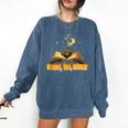 Books Tea Repeat Comfort Colors Sweatshirt Blue Jean