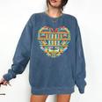 Bookshelf Heart Comfort Colors Sweatshirt Blue Jean Bookshelf Heart Comfort Colors Sweatshirt Blue Jean
