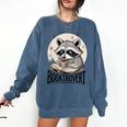 Booktrovert Raccoon Reading And Coffee For Book Lover Comfort Colors Sweatshirt Blue Jean Booktrovert Raccoon Reading And Coffee For Book Lover Comfort Colors Sweatshirt Blue Jean