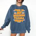 Bookworm This Is My Reading Pajama Book And Pajama Comfort Colors Sweatshirt Blue Jean