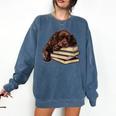 Boykin Spaniel Books Dog Breed Graphic Comfort Colors Sweatshirt Blue Jean Boykin Spaniel Books Dog Breed Graphic Comfort Colors Sweatshirt Blue Jean
