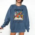Chapter 11 Years Old 11th Birthday Wildflower Book Lover Comfort Colors Sweatshirt Blue Jean Chapter 11 Years Old 11th Birthday Wildflower Book Lover Comfort Colors Sweatshirt Blue Jean