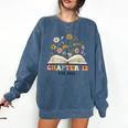 Chapter 12 Years Old 12th Birthday Wildflower Book Lover Comfort Colors Sweatshirt Blue Jean Chapter 12 Years Old 12th Birthday Wildflower Book Lover Comfort Colors Sweatshirt Blue Jean