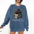 Chapter 40 40th Birthday Women Book Lovers Dark Romance Comfort Colors Sweatshirt Blue Jean
