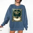 A Christmas Carol Book Cover By Charles Dickens Comfort Colors Sweatshirt Blue Jean A Christmas Carol Book Cover By Charles Dickens Comfort Colors Sweatshirt Blue Jean