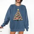 Christmas Tree Books Book Reading Bookworm Comfort Colors Sweatshirt Blue Jean Christmas Tree Books Book Reading Bookworm Comfort Colors Sweatshirt Blue Jean