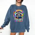 Color Our World 2026 Reading Book Comfort Colors Sweatshirt Blue Jean