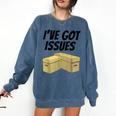 Comic Book For Men Women Comic Book Collector Comfort Colors Sweatshirt Blue Jean