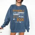 Cool Bookmobile Librarian Spreading Love One Book At A Time Comfort Colors Sweatshirt Blue Jean Cool Bookmobile Librarian Spreading Love One Book At A Time Comfort Colors Sweatshirt Blue Jean