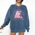 Coquette Aesthetic Bow Buy Me Books & Tell Me I'm Pretty Comfort Colors Sweatshirt Blue Jean Coquette Aesthetic Bow Buy Me Books & Tell Me I'm Pretty Comfort Colors Sweatshirt Blue Jean