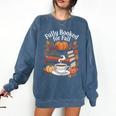Cozy Autumn Books Fully Booked For Fall Books Pumpkin Comfort Colors Sweatshirt Blue Jean Cozy Autumn Books Fully Booked For Fall Books Pumpkin Comfort Colors Sweatshirt Blue Jean