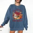 Cozy Readers Book Society Fall Autumn Floral Pumpkin Season Comfort Colors Sweatshirt Blue Jean Cozy Readers Book Society Fall Autumn Floral Pumpkin Season Comfort Colors Sweatshirt Blue Jean