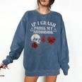 If I Crash Pause My Audiobook Lovers Dark Romance Spicy Book Comfort Colors Sweatshirt Blue Jean