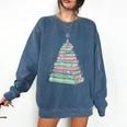 Cute Bookmas Christmas Book Tree Book Lover Teacher Comfort Colors Sweatshirt Blue Jean Cute Bookmas Christmas Book Tree Book Lover Teacher Comfort Colors Sweatshirt Blue Jean