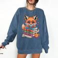 Cute Fox Read More Be Kind Stay Weird Reader Geek Book Lover Comfort Colors Sweatshirt Blue Jean Cute Fox Read More Be Kind Stay Weird Reader Geek Book Lover Comfort Colors Sweatshirt Blue Jean