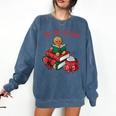 Cute Gingerbread Man Reading Book Nerd Christmas Bookish Comfort Colors Sweatshirt Blue Jean Cute Gingerbread Man Reading Book Nerd Christmas Bookish Comfort Colors Sweatshirt Blue Jean
