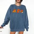 Cute Turkey Reading Book Librarian Bookworm Thanksgiving Men Comfort Colors Sweatshirt Blue Jean Cute Turkey Reading Book Librarian Bookworm Thanksgiving Men Comfort Colors Sweatshirt Blue Jean
