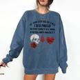 Dark Romance Bookish Merch Put My Book Down Spicy Book Women Comfort Colors Sweatshirt Blue Jean