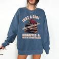 Dark Romance Women Told To STFUATTDLAGG Smutt Book Merch Premium Comfort Colors Sweatshirt Blue Jean