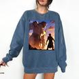 David And Goliath Bible Book Of Samuel Famous Bible Story Comfort Colors Sweatshirt Blue Jean David And Goliath Bible Book Of Samuel Famous Bible Story Comfort Colors Sweatshirt Blue Jean