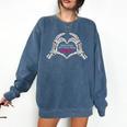 Dead Inside But I Still Read Romance Smut Book Lovers Comfort Colors Sweatshirt Blue Jean