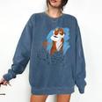 Disney Ink And Paint Shere Khan From The Jungle Book 1967 Comfort Colors Sweatshirt Blue Jean
