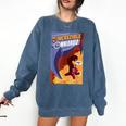 Disney Pixar The Incredibles Omnidroid Comic Book Cover Comfort Colors Sweatshirt Blue Jean