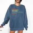 Dog Loving Coffee Drinking Book Reading Social Justice Comfort Colors Sweatshirt Blue Jean