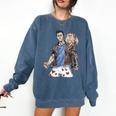 Dungeon Crawler Carl Sketchbook Princess Donut And Carl Book Comfort Colors Sweatshirt Blue Jean Dungeon Crawler Carl Sketchbook Princess Donut And Carl Book Comfort Colors Sweatshirt Blue Jean