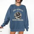 Easily Distracted By Books And Dragons Book Dragon Lover Comfort Colors Sweatshirt Blue Jean Easily Distracted By Books And Dragons Book Dragon Lover Comfort Colors Sweatshirt Blue Jean
