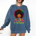 Education Is Freedom Teacher Books History Month Comfort Colors Sweatshirt Blue Jean Education Is Freedom Teacher Books History Month Comfort Colors Sweatshirt Blue Jean
