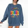 Equality Book LGBTQ Wildflowers Equal Rights Gay Kindness Comfort Colors Sweatshirt Blue Jean Equality Book LGBTQ Wildflowers Equal Rights Gay Kindness Comfort Colors Sweatshirt Blue Jean