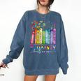Equality Hurts No One Floral Books LGBTQ Gay Les Pride Month Comfort Colors Sweatshirt Blue Jean Equality Hurts No One Floral Books LGBTQ Gay Les Pride Month Comfort Colors Sweatshirt Blue Jean