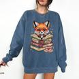 Fox Read Books Be Kind Stay Weird Reader Cute Nerd Bookworm Comfort Colors Sweatshirt Blue Jean Fox Read Books Be Kind Stay Weird Reader Cute Nerd Bookworm Comfort Colors Sweatshirt Blue Jean