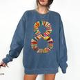 Fun 8th Birthday Books Themed 8 Years Old Boys Kids Girls Comfort Colors Sweatshirt Blue Jean