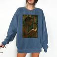 Geometric History Educated Women Teacher Book Melanin Comfort Colors Sweatshirt Blue Jean Geometric History Educated Women Teacher Book Melanin Comfort Colors Sweatshirt Blue Jean