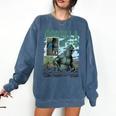 Godzilla Ocean Scene Comic Book Illustration Movie Monster Comfort Colors Sweatshirt Blue Jean Godzilla Ocean Scene Comic Book Illustration Movie Monster Comfort Colors Sweatshirt Blue Jean