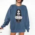 Gothic Goth Girl Woman Movie Book Art Comfort Colors Sweatshirt Blue Jean