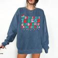 Groovy Christmas Most Likely To Read A Book On Christmas Comfort Colors Sweatshirt Blue Jean Groovy Christmas Most Likely To Read A Book On Christmas Comfort Colors Sweatshirt Blue Jean