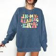 Groovy In My Reading Era Read Book Reader Reading Comfort Colors Sweatshirt Blue Jean Groovy In My Reading Era Read Book Reader Reading Comfort Colors Sweatshirt Blue Jean