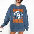 Halloween Book Lover Ghost Boo Pun Read More Boooks Comfort Colors Sweatshirt Blue Jean Halloween Book Lover Ghost Boo Pun Read More Boooks Comfort Colors Sweatshirt Blue Jean