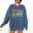 What Happens In Book Club Stays In Book Club Retro Comfort Colors Sweatshirt Blue Jean