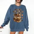 We Have The Same Heart History Month Book Lover Women Premium Tri-Blend Comfort Colors Sweatshirt Blue Jean