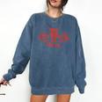 Horny Bull Romance Reader Shirt Spicy Books Bull Pun Comfort Colors Sweatshirt Blue Jean