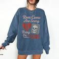 Horror Book Club Creepy Reader Gothic Fiction Thriller Fan Comfort Colors Sweatshirt Blue Jean