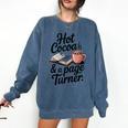 Hot Cocoa And a Page Turner Book Lovers Hot Chocolate Comfort Colors Sweatshirt Blue Jean Hot Cocoa And a Page Turner Book Lovers Hot Chocolate Comfort Colors Sweatshirt Blue Jean