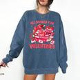 HUGvyn All Booked For Valentines Teacher Book Reading Heart Comfort Colors Sweatshirt Blue Jean HUGvyn All Booked For Valentines Teacher Book Reading Heart Comfort Colors Sweatshirt Blue Jean